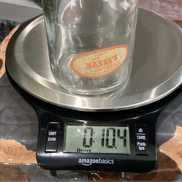 Vintage Hazels Candies Glass Jar - Metal Flip Clasp Top - Collectible - Rare - Picture 11 of 11